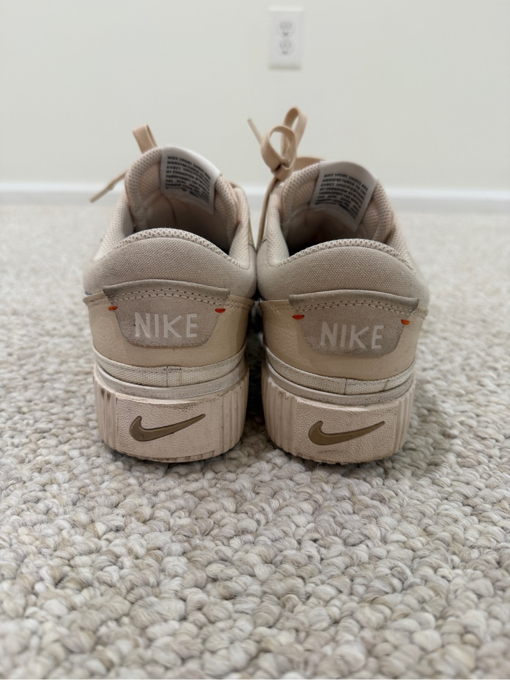 Nike Court Legacy Lift Women’s Pearl White Phantom - Picture 3 of 8